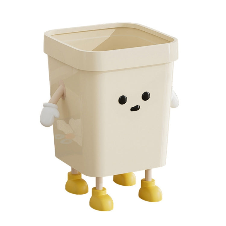 Mignonne Poubelle Carrée pour Maison Salon Salle de Bain, 7L sur Pied Blanc, 12L sur Pied Blanc, 16L sur Pied Blanc, 7L sur Pied Marron, 12L sur Pied Marron, 16L sur Pied Marron, 7L à Poser Blanc, 12L à Poser Blanc, 16L à Poser Blanc