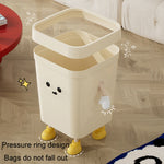 Mignonne Poubelle Carrée pour Maison Salon Salle de Bain, 7L sur Pied Blanc, 12L sur Pied Blanc, 16L sur Pied Blanc, 7L sur Pied Marron, 12L sur Pied Marron, 16L sur Pied Marron, 7L à Poser Blanc, 12L à Poser Blanc, 16L à Poser Blanc