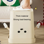 Mignonne Poubelle Carrée pour Maison Salon Salle de Bain, 7L sur Pied Blanc, 12L sur Pied Blanc, 16L sur Pied Blanc, 7L sur Pied Marron, 12L sur Pied Marron, 16L sur Pied Marron, 7L à Poser Blanc, 12L à Poser Blanc, 16L à Poser Blanc
