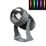 Projecteur LED 10W à faisceau unique, étanche, pour éclairage de pilier et de mur, lampe paysagère à distance, choisissez 1 couleur parmi 3, choisissez 1 couleur parmi 5.