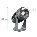 Projecteur LED 10W à faisceau unique, étanche, pour éclairage de pilier et de mur, lampe paysagère à distance, choisissez 1 couleur parmi 3, choisissez 1 couleur parmi 5.