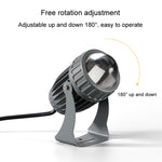 Projecteur LED 10W à faisceau unique, étanche, pour éclairage de pilier et de mur, lampe paysagère à distance, choisissez 1 couleur parmi 3, choisissez 1 couleur parmi 5.