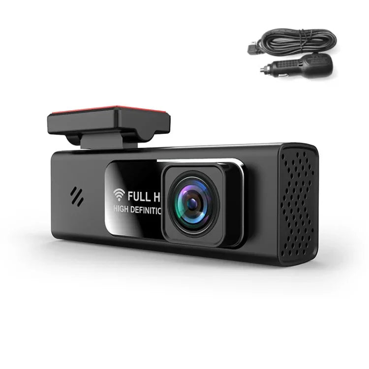 Enregistreur de conduite caché vision nocturne ultra-claire 2K avec interconnexion WIFI téléphone portable, câble USB court, allume-cigare, câble abaisseur