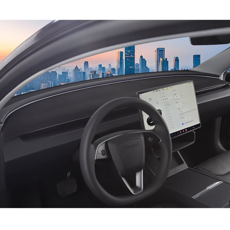 Car Suede Light-Proof Pad, For 2024 Tesla Model Y Dashboard, For 2024 Tesla Model 3 Dashboard, For 2024 Tesla Model 3 Rearwindow