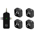 Système de monitoring intra-auriculaire sans fil 5.8G, support double écouteurs, un vers deux, un vers quatre
