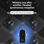 Système de monitoring intra-auriculaire sans fil 5.8G, support double écouteurs, un vers deux, un vers quatre