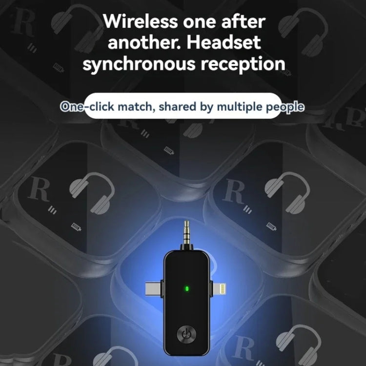 Système de monitoring intra-auriculaire sans fil 5.8G, support double écouteurs, un vers deux, un vers quatre