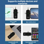 Système de monitoring intra-auriculaire sans fil 5.8G, support double écouteurs, un vers deux, un vers quatre