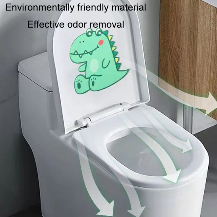 4 autocollants désodorisants de toilette de salle de bain en feutre, motifs de dessins animés mignons, aromathérapie, autocollants décoratifs muraux, 22x18cm