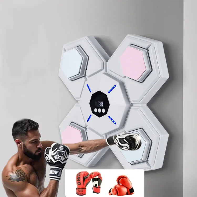 Machine de boxe musicale Bluetooth avec compteur Équipement de fitness rechargeable, Sans gants Rose Bleu, Avec gants adultes Rose Bleu, Avec gants enfants Rose Bleu, Avec gants adultes & enfants Rose Bleu, Sans gants Bleu, Avec gants adultes Bleu