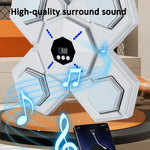 Machine de boxe musicale Bluetooth avec compteur Équipement de fitness rechargeable, Sans gants Rose Bleu, Avec gants adultes Rose Bleu, Avec gants enfants Rose Bleu, Avec gants adultes & enfants Rose Bleu, Sans gants Bleu, Avec gants adultes Bleu