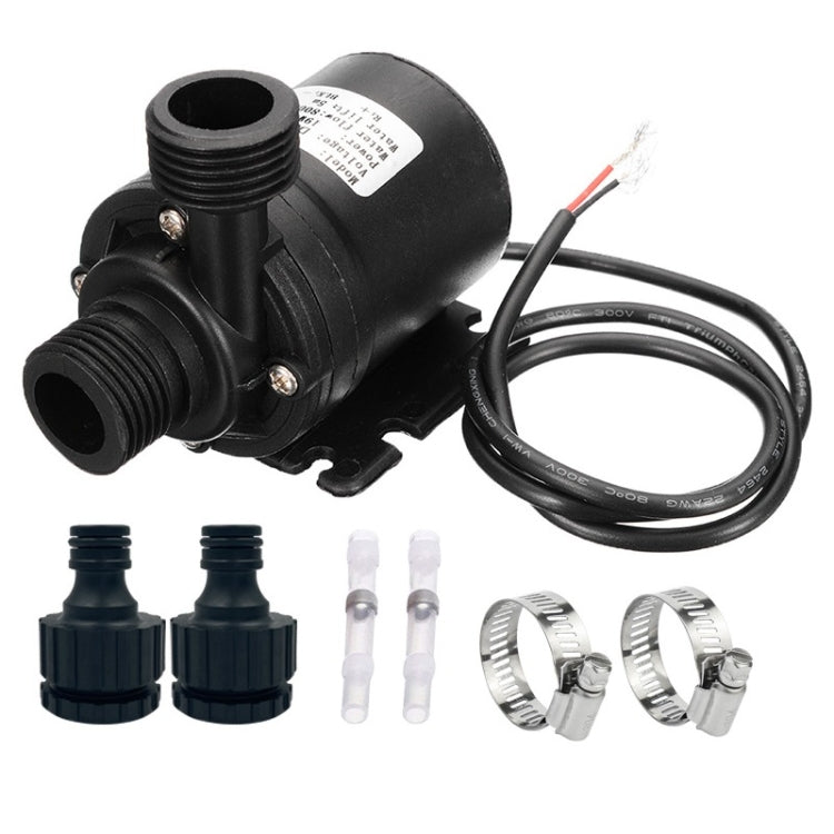 Pompe suralimentée avec moteur brushless et arbre en céramique, 5m de levage, DC12V, DC24V