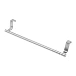 Porte-serviettes de porte en acier inoxydable sans perçage, support de torchons pour porte d'armoire, 23,5 cm argent, 23,5 cm noir, 36,5 cm argent, 36,5 cm noir, 36,5 cm blanc