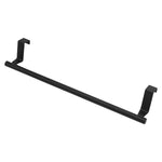 Porte-serviettes de porte en acier inoxydable sans perçage, support de torchons pour porte d'armoire, 23,5 cm argent, 23,5 cm noir, 36,5 cm argent, 36,5 cm noir, 36,5 cm blanc