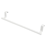 Porte-serviettes de porte en acier inoxydable sans perçage, support de torchons pour porte d'armoire, 23,5 cm argent, 23,5 cm noir, 36,5 cm argent, 36,5 cm noir, 36,5 cm blanc