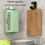 2 étagères de salle de bain sans perforation, crochet de lavabo, support de rangement mural de cuisine