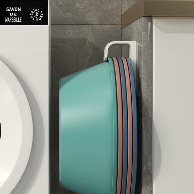 2 étagères de salle de bain sans perforation, crochet de lavabo, support de rangement mural de cuisine