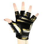 Gants de motard punk sans doigts, accessoires d'Halloween, T. S, M, L, XL
