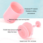 Nettoyant Visage Moussant Tasse à Bulles Voyage Portable Bouteille Moussante Manuelle, Petit Violet, Petit Transparent, Petit Rose, Grand Violet, Grand Transparent, Grand Rose