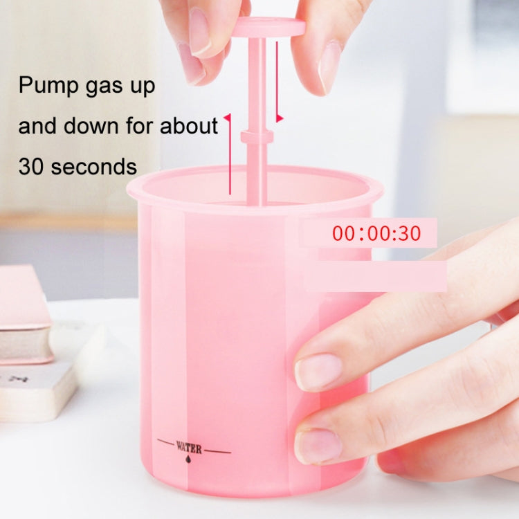 Nettoyant Visage Moussant Tasse à Bulles Voyage Portable Bouteille Moussante Manuelle, Petit Violet, Petit Transparent, Petit Rose, Grand Violet, Grand Transparent, Grand Rose