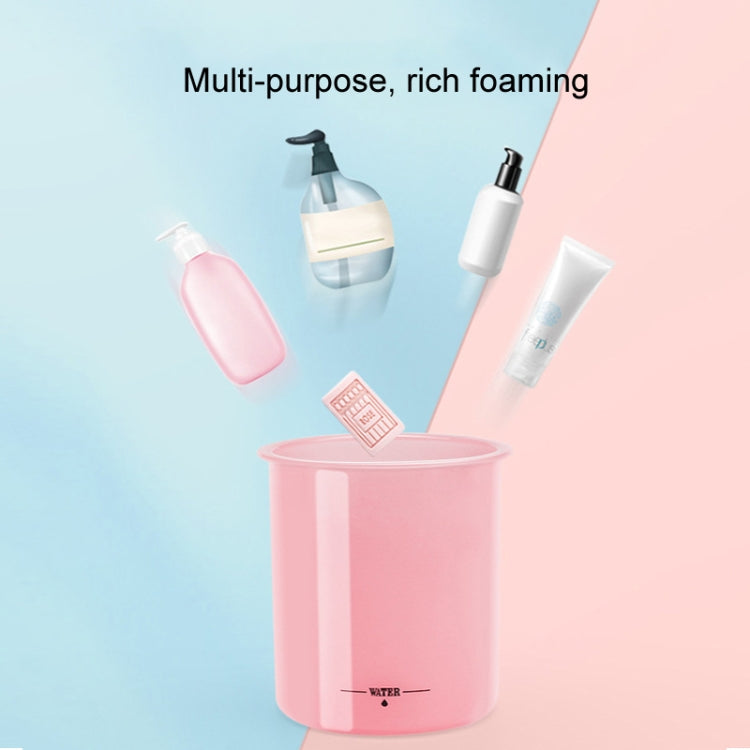Nettoyant Visage Moussant Tasse à Bulles Voyage Portable Bouteille Moussante Manuelle, Petit Violet, Petit Transparent, Petit Rose, Grand Violet, Grand Transparent, Grand Rose