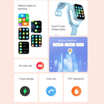 Montre connectée 4G pour enfants K26H avec écran tactile de 1,83 pouce, caméra frontale, fonction SOS et géolocalisation GPS.