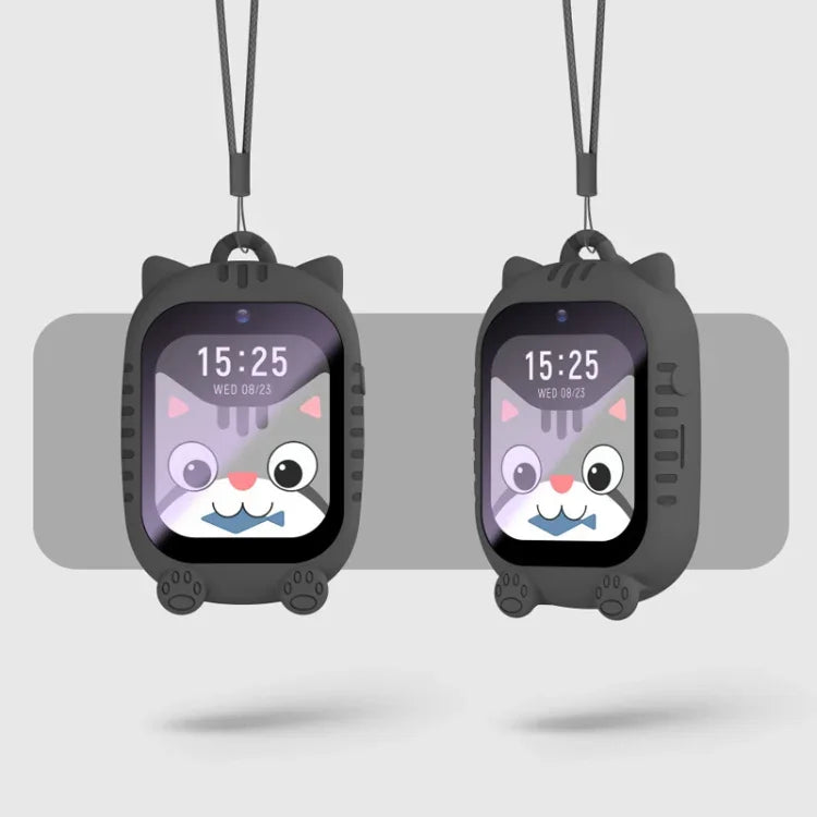 Montre connectée 4G pour enfants K26H avec écran tactile de 1,83 pouce, caméra frontale, fonction SOS et géolocalisation GPS.