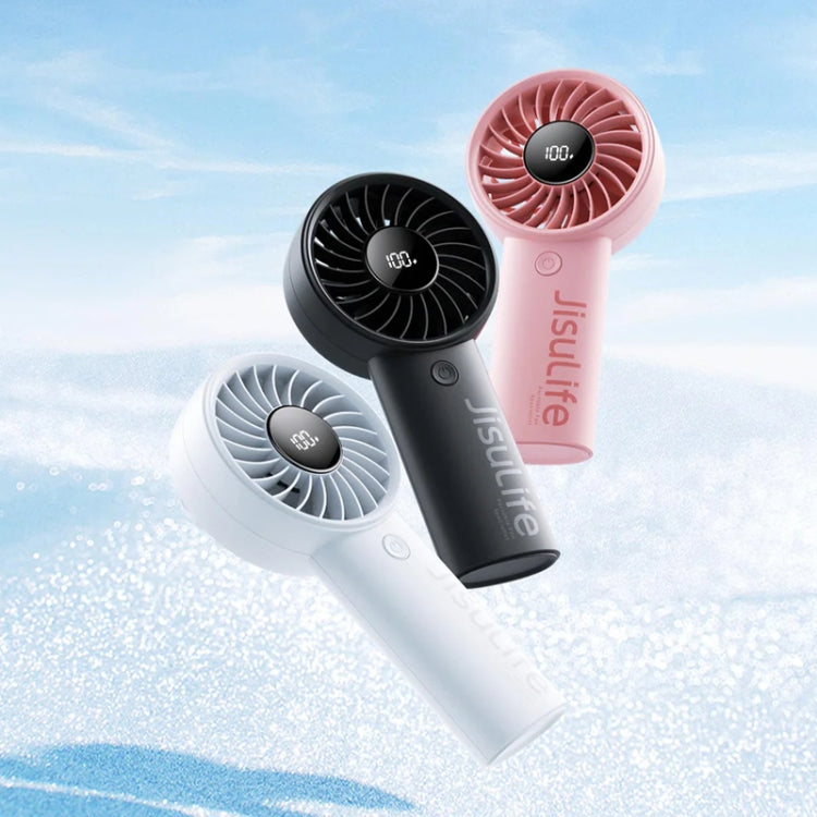 JisuLife Life4 Ventilateur portable à main rechargeable, 3600mAh gris, 3600mAh noir, 3600mAh rose, 5000mAh gris, 5000mAh noir, 5000mAh rose