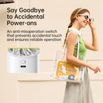 JisuLife Life4 Ventilateur portable à main rechargeable, 3600mAh gris, 3600mAh noir, 3600mAh rose, 5000mAh gris, 5000mAh noir, 5000mAh rose