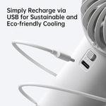 JisuLife Life4 Ventilateur portable à main rechargeable, 3600mAh gris, 3600mAh noir, 3600mAh rose, 5000mAh gris, 5000mAh noir, 5000mAh rose