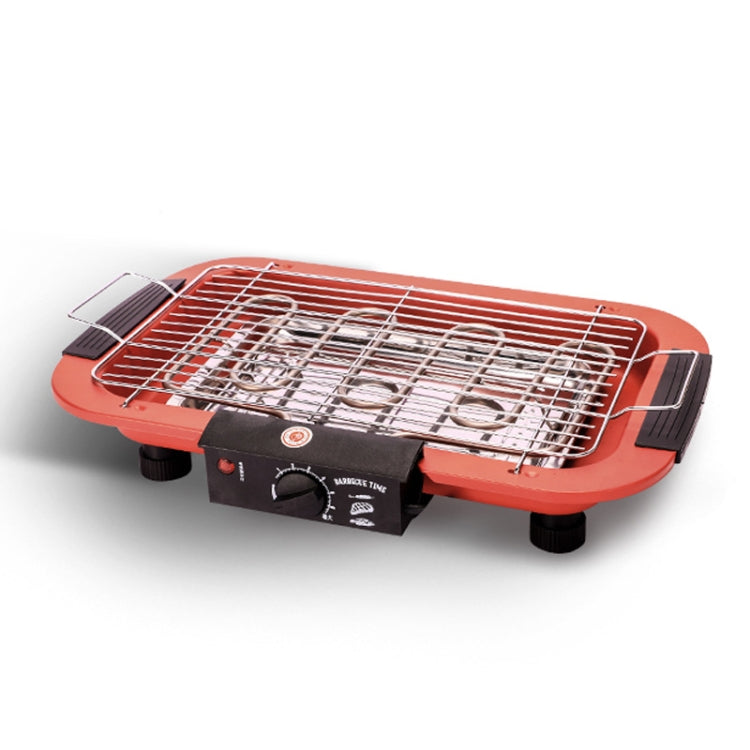 Gril électrique 1800W, Gril de barbecue domestique, Prise britannique, Prise britannique rouge, Prise britannique noire
