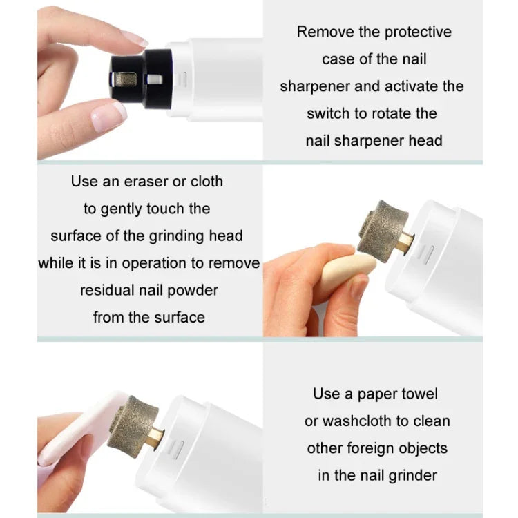 Lime à ongles automatique pour animaux avec lumière LED