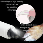 Lime à ongles automatique pour animaux avec lumière LED