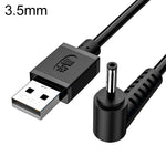 Câble de charge USB vers DC JINGHUA U550C pour petit appareil, 3.5mm, 5.5mm