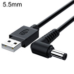 Câble de charge USB vers DC JINGHUA U550C pour petit appareil, 3.5mm, 5.5mm
