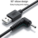 Câble de charge USB vers DC JINGHUA U550C pour petit appareil, 3.5mm, 5.5mm