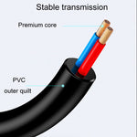 Câble de charge USB vers DC JINGHUA U550C pour petit appareil, 3.5mm, 5.5mm