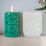 Moule en silicone DIY pour bougies d'aromathérapie de Noël en forme de cylindre, ZL-845, ZL-846, ZL-849, ZL-850