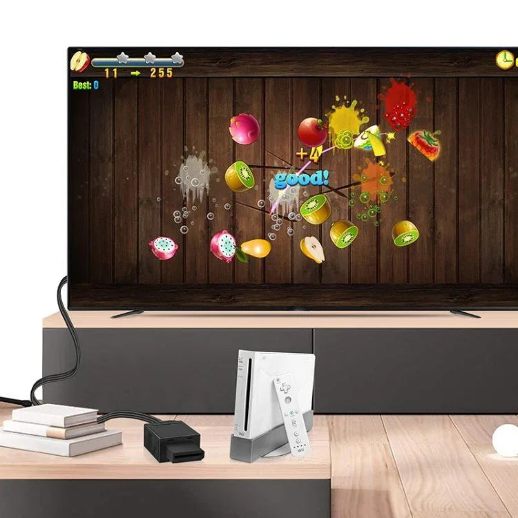 Câble adaptateur convertisseur Nintendo Wii vers HDMI 1 m 1080p pour appareils Full HD, Wii vers HDMI
