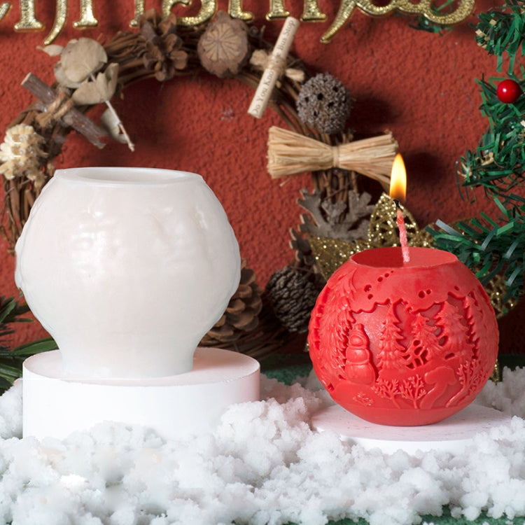 Moule DIY Bougie Parfumée Renne Boule de Noël, A ZL-73, C ZL-75, D ZL-76, F ZL-78