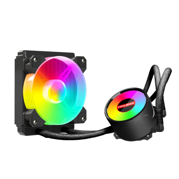 Refroidisseur CPU intégré multi-plateforme COOLMOON RGB120 5V ARGB à rangée unique, RGB120