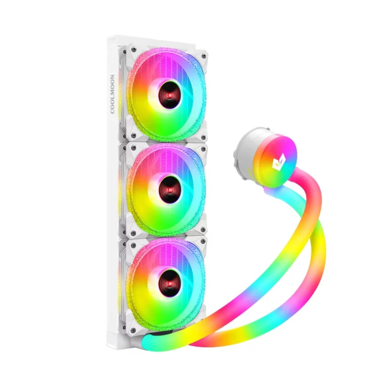 Refroidisseur d'ordinateur COOLMOON AS360 Magic Diamond Edition ARGB Refroidissement par eau Lumière Radiateur CPU intégré, AS360