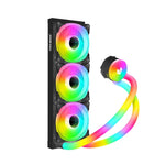 Refroidisseur d'ordinateur COOLMOON AS360 Magic Diamond Edition ARGB Refroidissement par eau Lumière Radiateur CPU intégré, AS360
