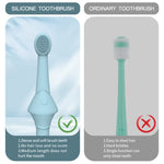 Lot de 2 brosses à dents en silicone pour chats et chiens, outil de soin bucco-dentaire pour animaux de compagnie