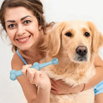 Lot de 2 brosses à dents en silicone pour chats et chiens, outil de soin bucco-dentaire pour animaux de compagnie