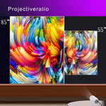 Projecteur intelligent portable HY400 système Android 12.0, prise US, prise EU, prise UK, prise AU