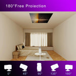 Projecteur intelligent portable HY400 système Android 12.0, prise US, prise EU, prise UK, prise AU