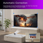 Projecteur intelligent portable HY400 système Android 12.0, prise US, prise EU, prise UK, prise AU