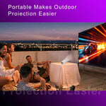 Projecteur intelligent portable HY400 système Android 12.0, prise US, prise EU, prise UK, prise AU