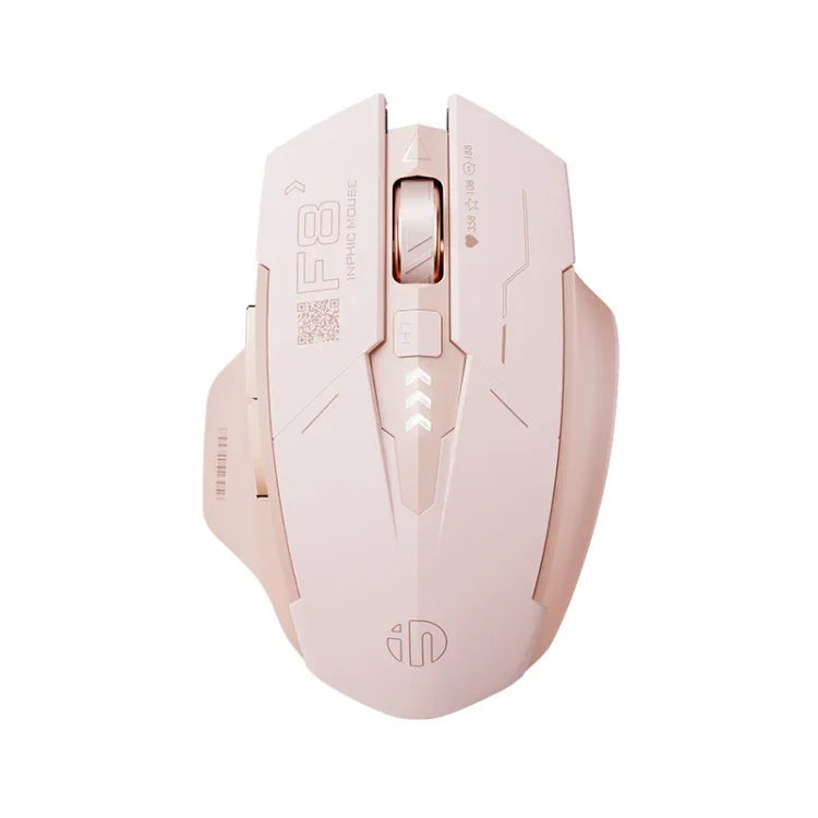 Inphic F8 Souris de Jeu Sans Fil Silencieuse Rechargeable 2.4G, F8